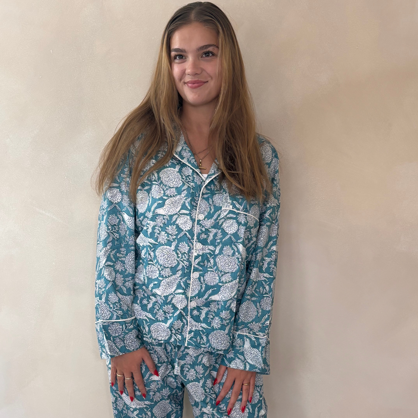 Blue Cotton Pyjamas