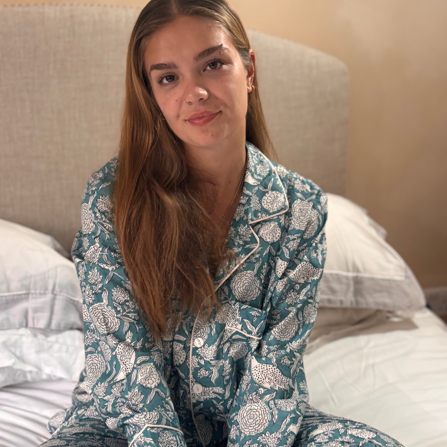 Blue Cotton Pyjamas