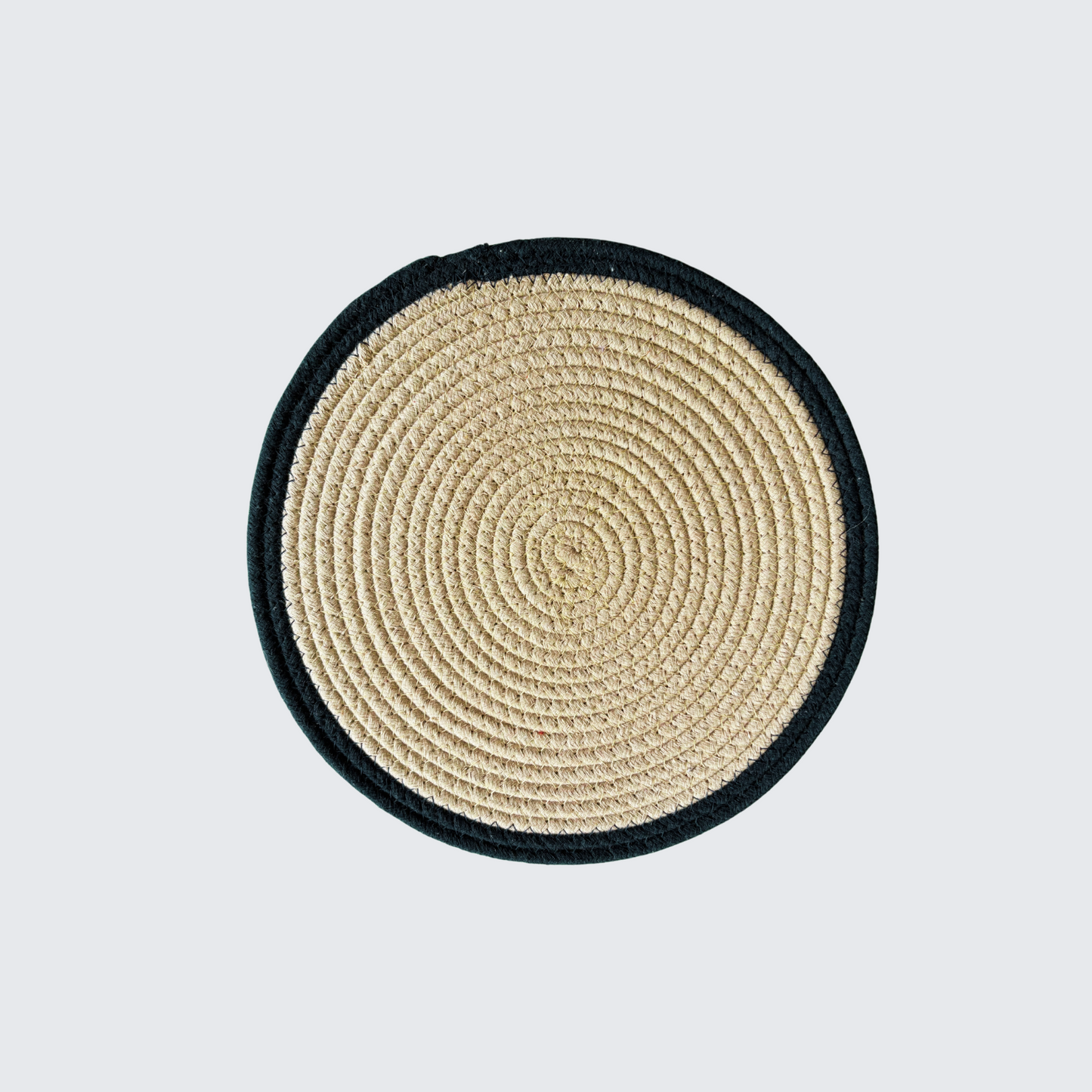 Handwoven Cotton Rope Placemat - Dark Blue