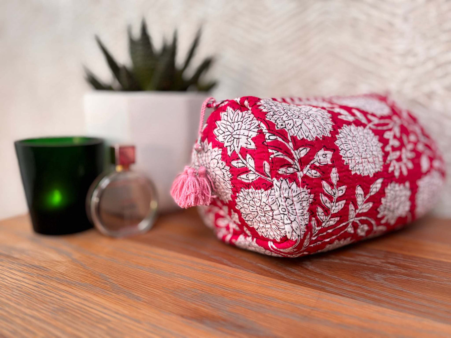 Flower Print Wash Bags