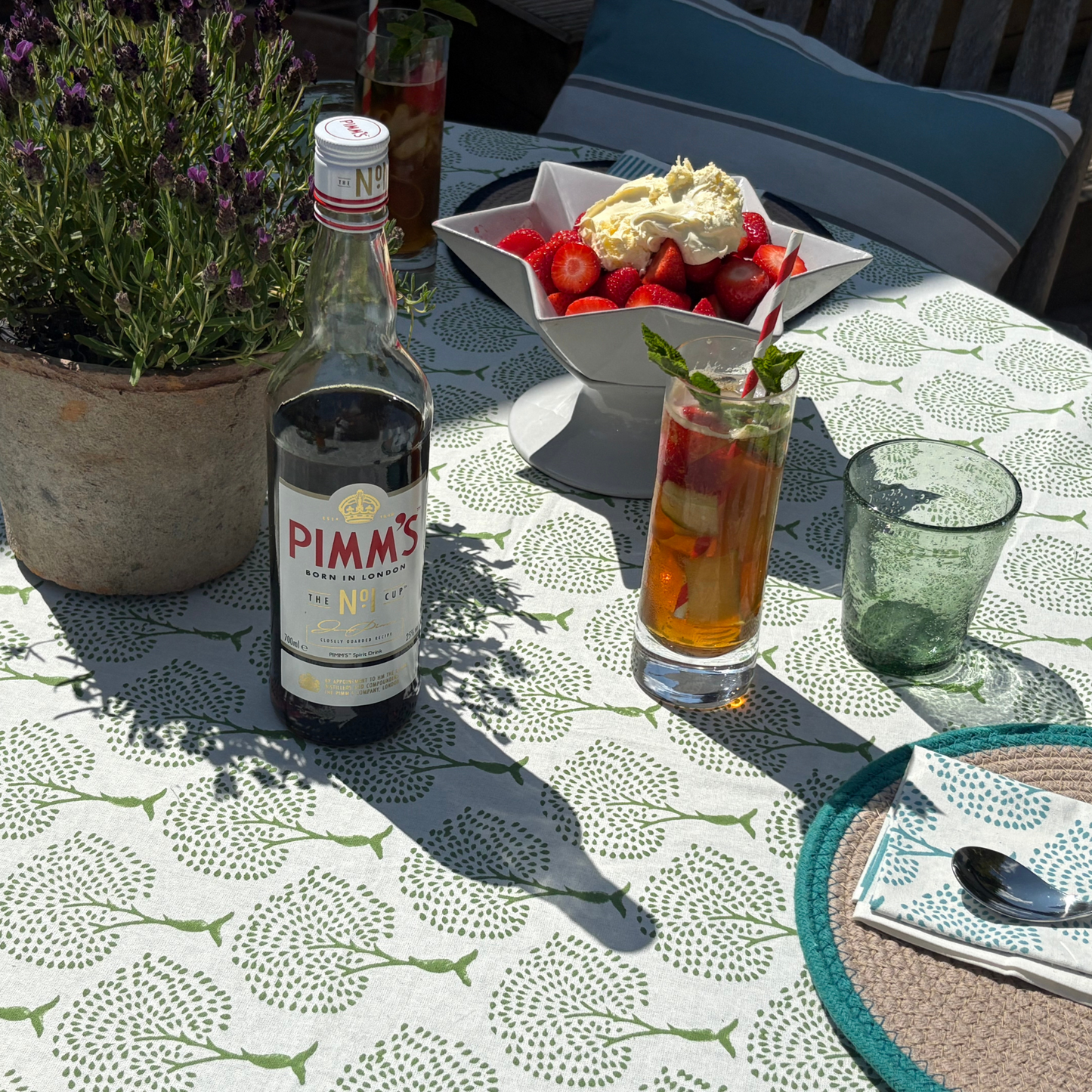 Block Printed Tablecloth