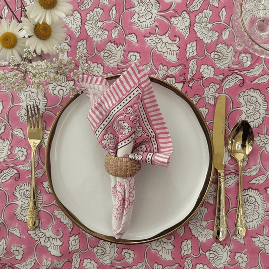 Pink Print Napkin