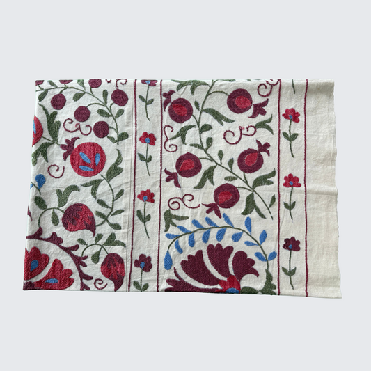 Suzani - Green Blue and Deep Red