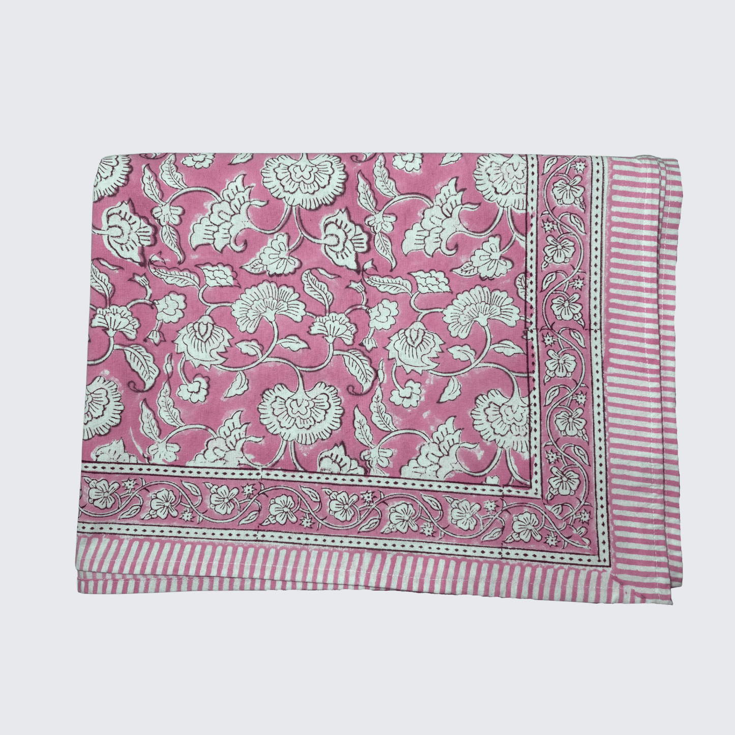 Pink Print Tablecloth